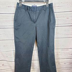 NWT Lands End Navy Mid Rise Trouser